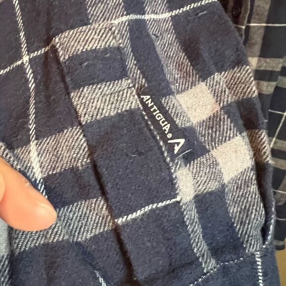 NWT! Patriots Antigua plaid flannel shirt - Picture 11 of 12